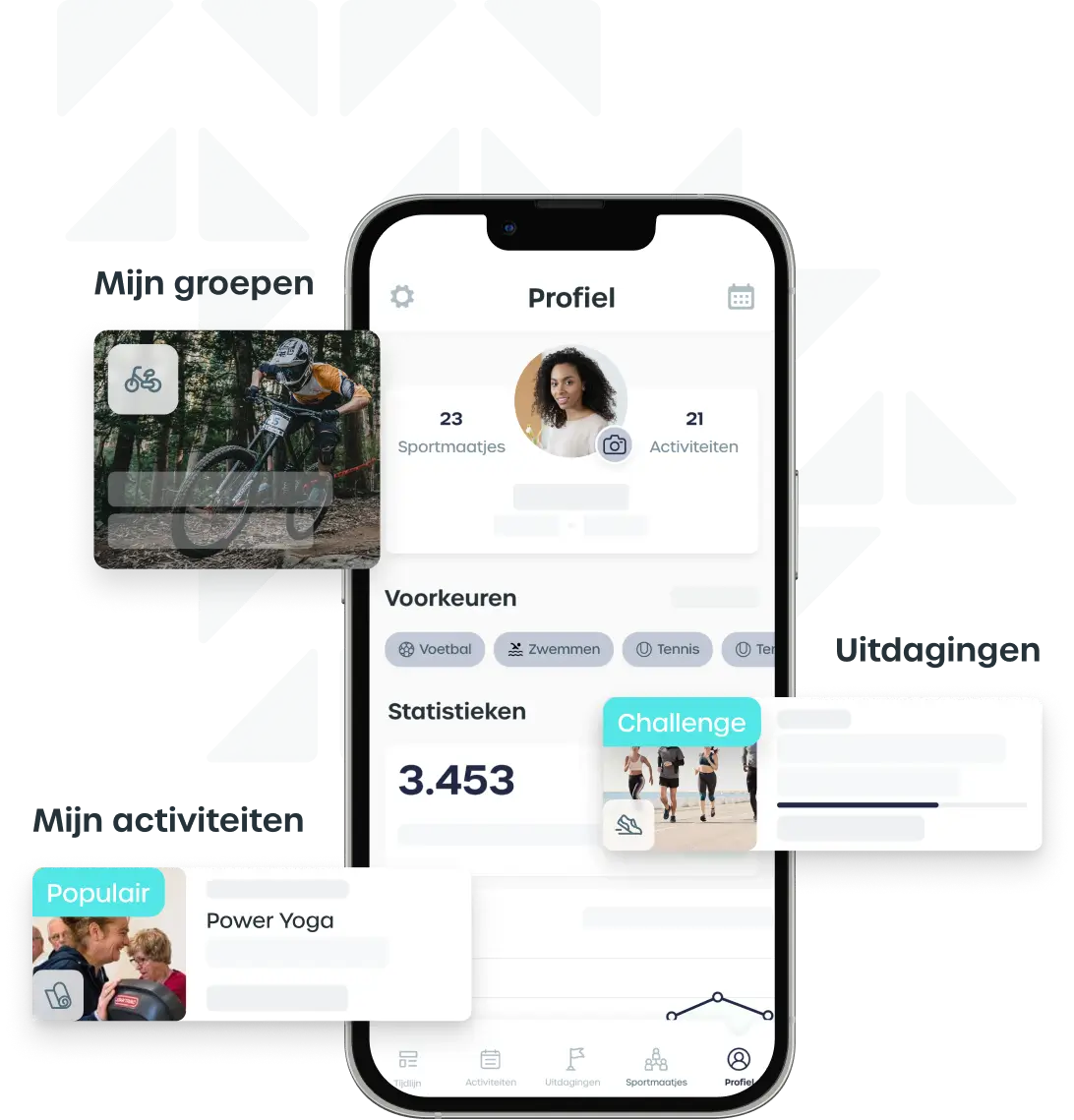 Profiel sport app YnBeweging