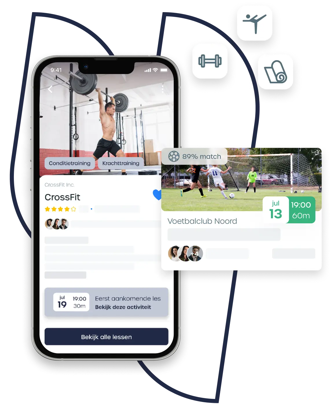 Crossfit aanbieder in sport app Friesland